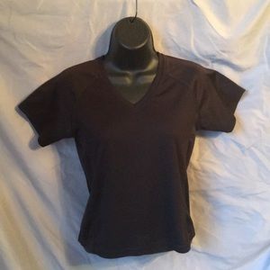 Almost crop top work out T-shirt black